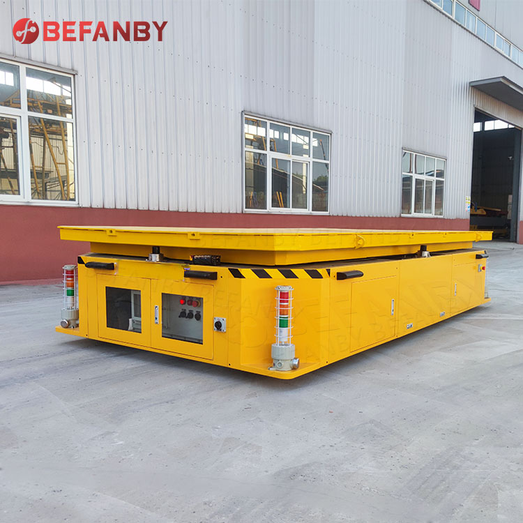 China Manufacturers 15Ton Warehouse Robot Transport AGV Automated Transfer Cart