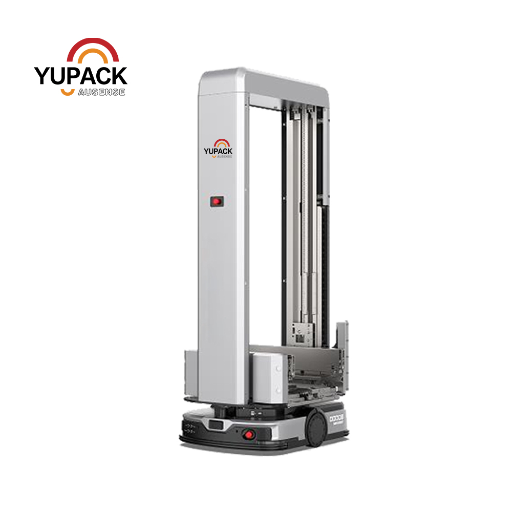 Smart Warehouse Tote Handling Robot AMR Carton Transfer Unit for Parcel Sorting and Automated Storage Systems
