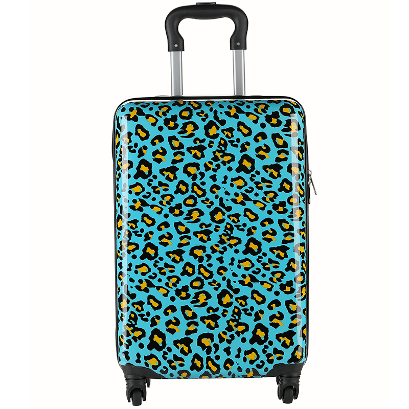 Hot Selling Cute Kids Luggage Cartoon Kids Suitcase Travel Trolley Children Luggage Leopard
