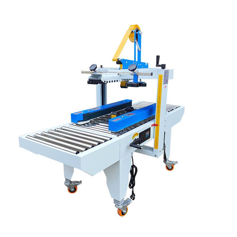 ZZY New Auto Express Packer Box Sealing Machine E-Commerce Cloud Warehouse Integrated Tape Carton Packaging Equipment 220V