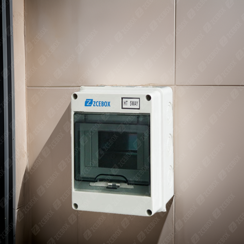 For Plastic Electronic Distribution Box for DIN Circuit Breakers DB IP65 Protection Fire Resistant 650/30S CE Certified