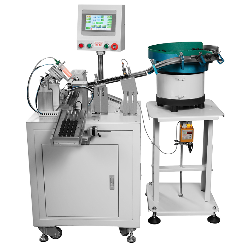 With Vibratory Bowl Feeder Bolts Nuts Adhesive Thread Coating Fully Automatic Loading/Unloading Threaded Dispensing Machine 2kW