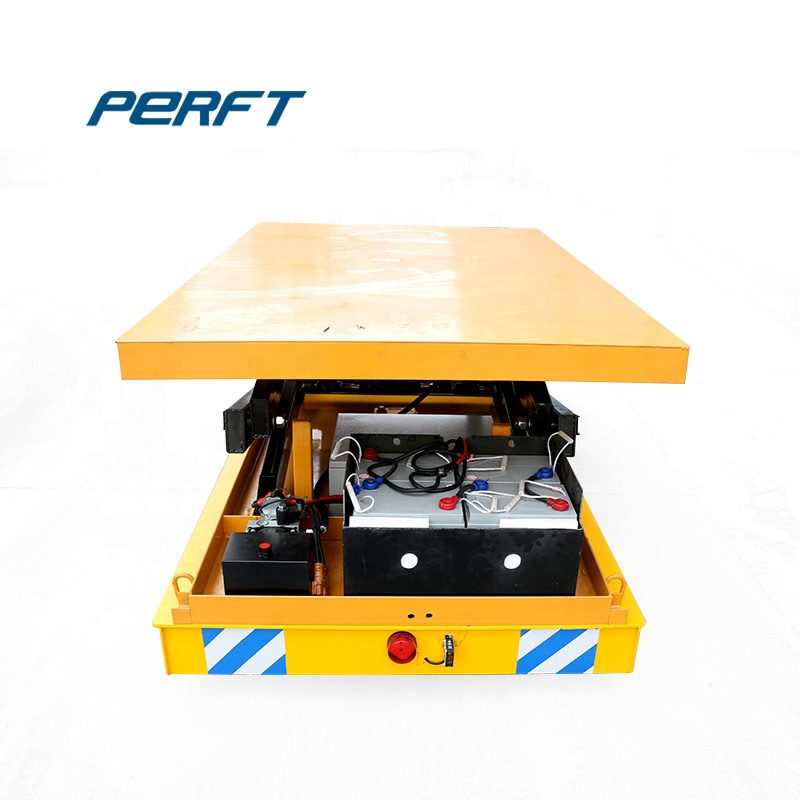 Bulk Container Loading Equipment Hydraulic Lift Platform Transfer Cart / Warehouse Lifting Equipment