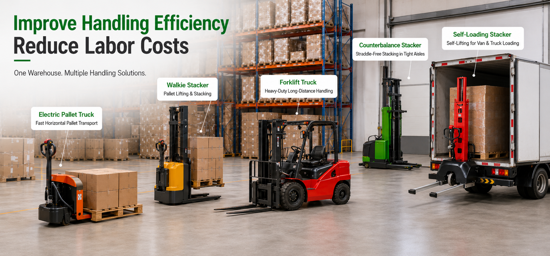 Warehouse handling solutions