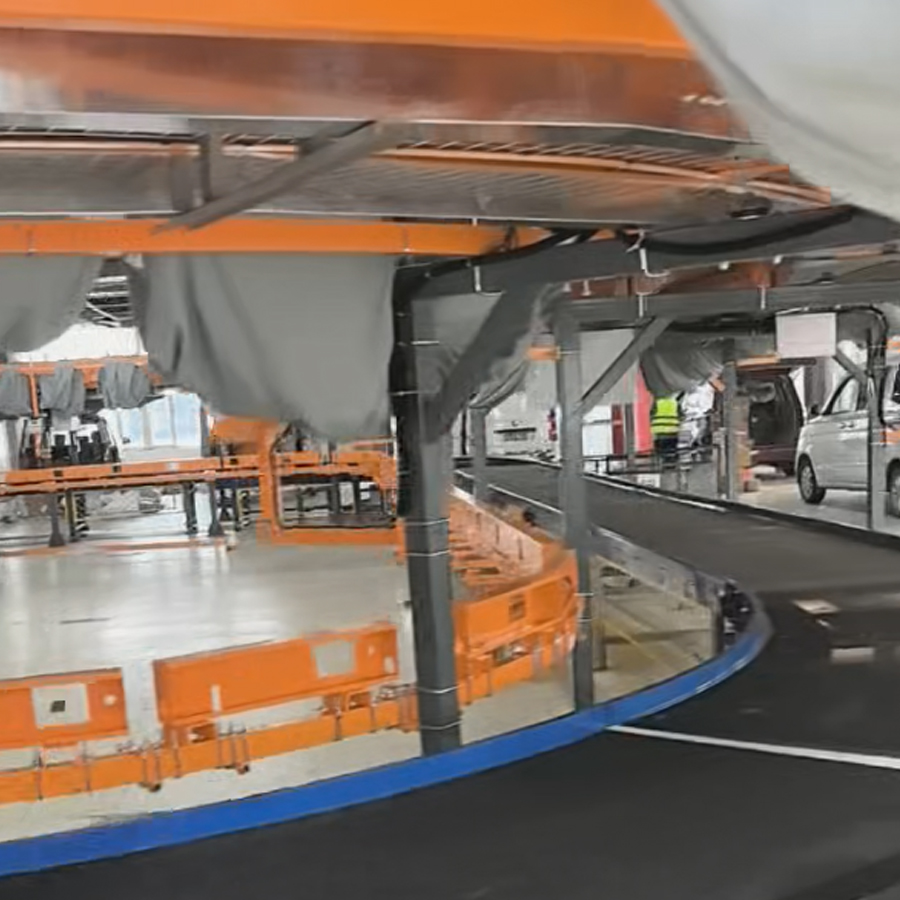 Logistic Solution Efficient Automatic Sorter Conveyor System E-commerce Express Loop Sorters