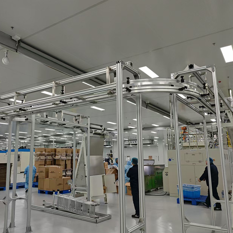 Connect Automated Production Line Equipment High Efficient Flexible Chain Conveyor