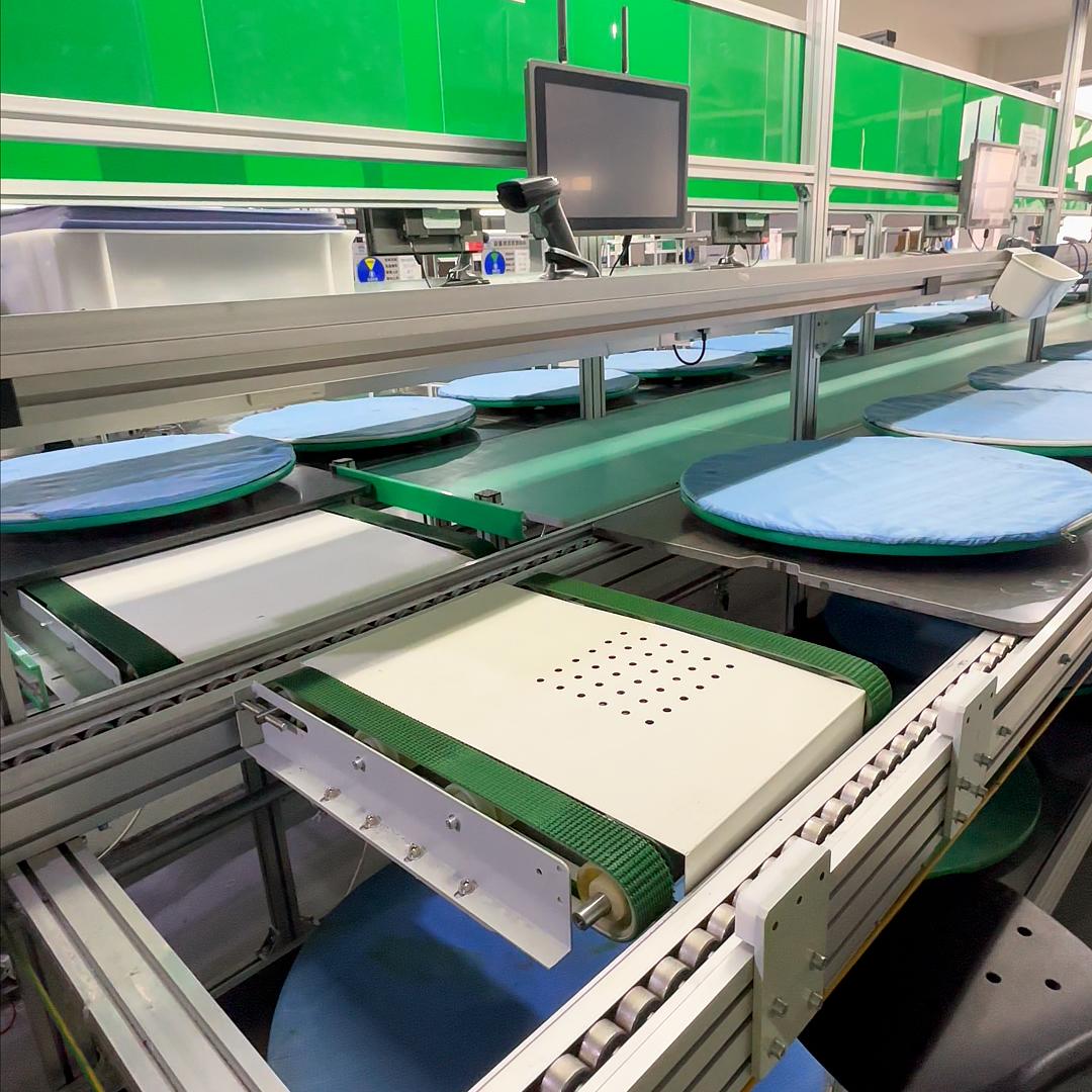 Hot Sale Automatic Double Speed Chain Linear Conveyor Pallet System Assembly Line