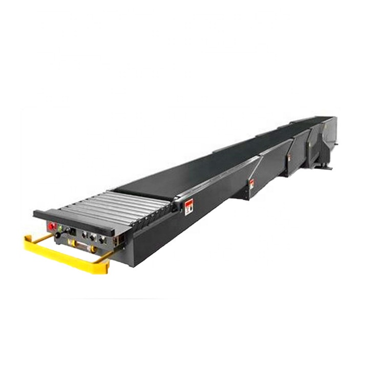 MINGJING BZ-500 Mobile Transfer Container Retractable Belt Conveyor Adjustable Speed for Warehouse Truck Loading/Unloading Ramps
