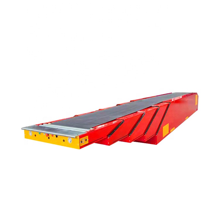 MINGJING BZ-500 Mobile Transfer Container Retractable Belt Conveyor Adjustable Speed for Warehouse Truck Loading/Unloading Ramps