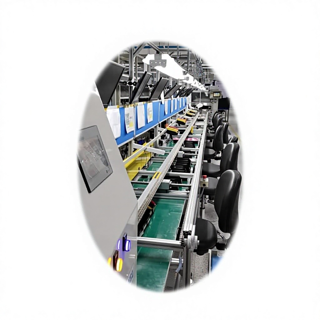 PM Technology Assembly Line Conveyor Belt System Industrial Production Line for Manufacturing Automation Material Handling 800kg