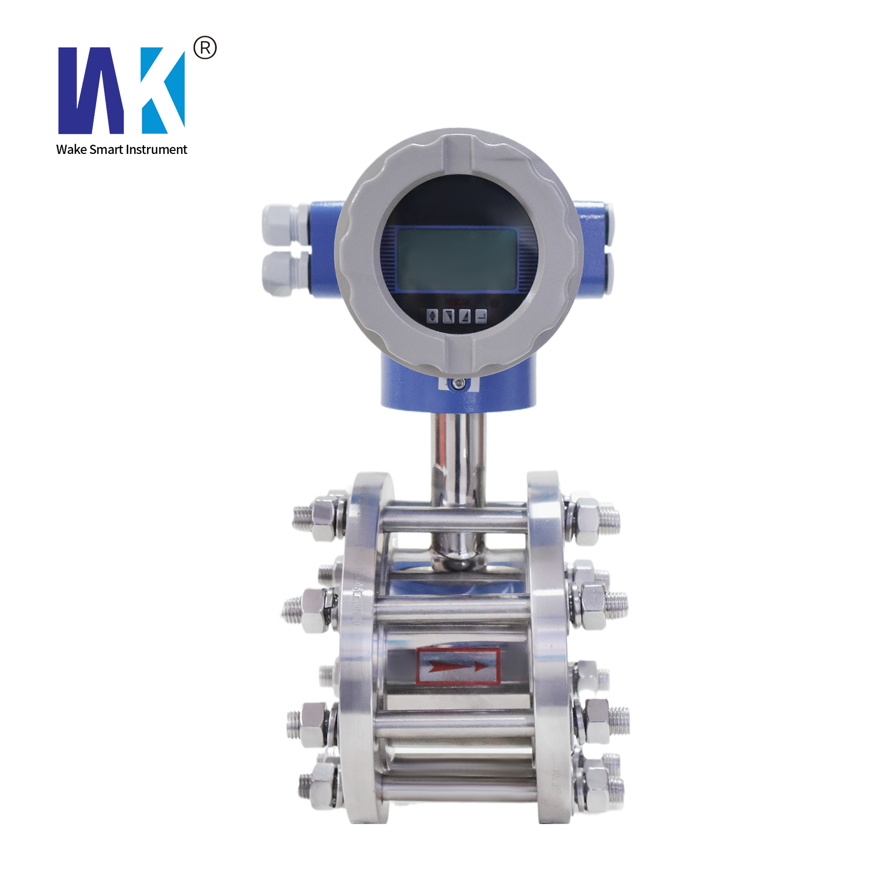Electromagnetic flowmeter flange card body stainless steel integrated type