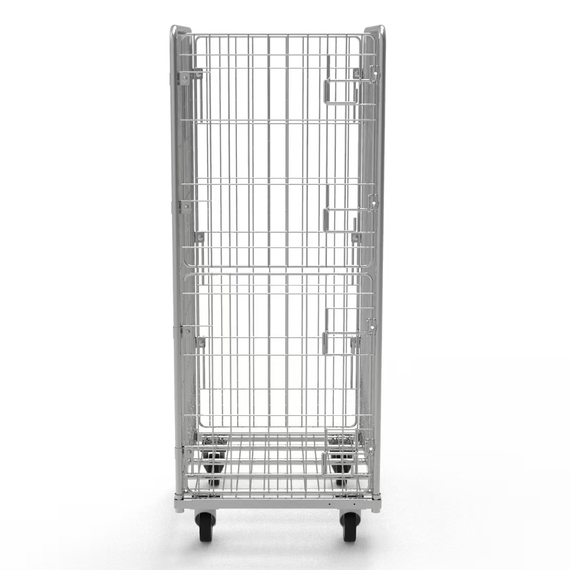 Laundry Roll Cage L710xD800xH1800mm Galvanized Logistic Roll Container Trolley For Linen Laundry Service Cargo&amp;Storage Equipment
