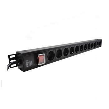 12 Way PDU Sockets Schuko/Euro Standard Power Distribution Unit