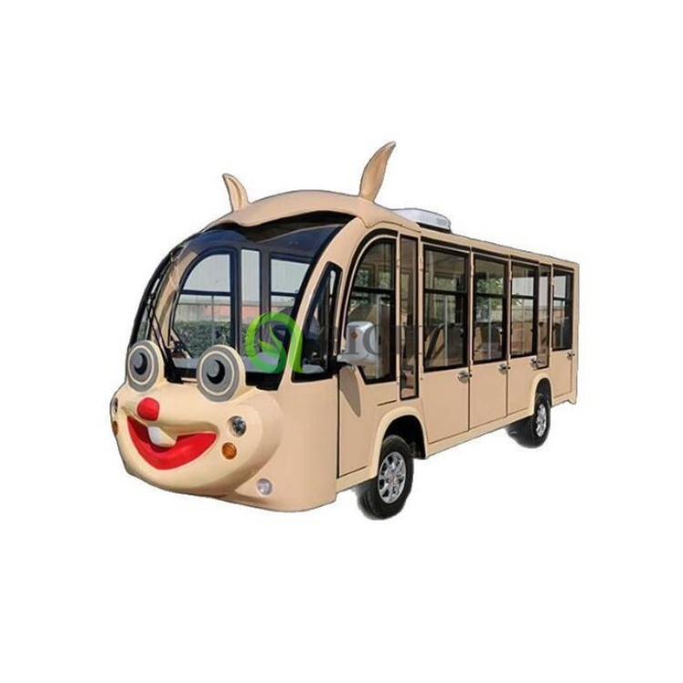 Customizable Theme Cartoon Sightseeing Bus Outdoor Car Travel Car Ideal for Scenic Spots to Attract Family Tourists