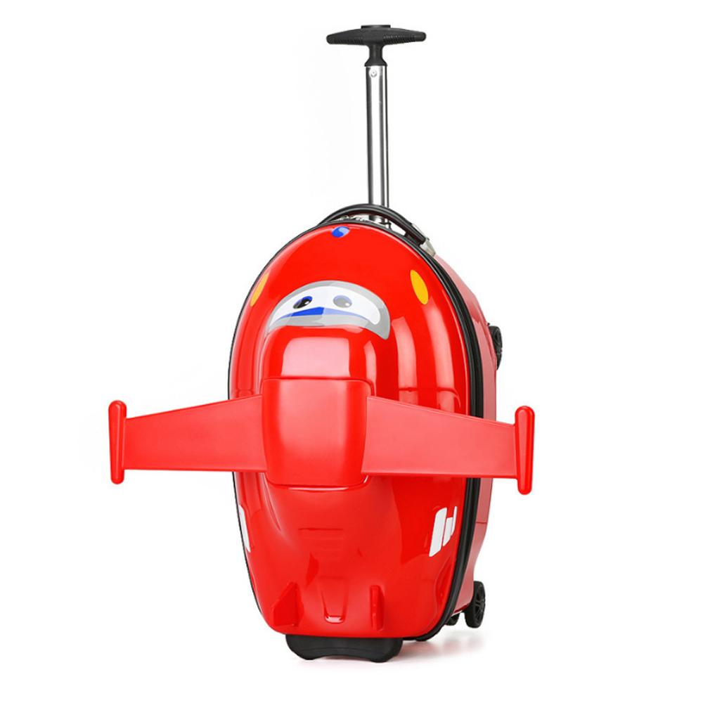 Cute 16 Inch Travel Hard Cartoon Car Kids Travel Trolley Bag Children Carry-on Suitcase Luggage