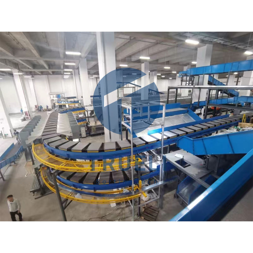 Truelisort Parcel Sorting Automated Cross Belt Sorting System Designed for Maximum Efficiency in E-commerce Fulfillment
