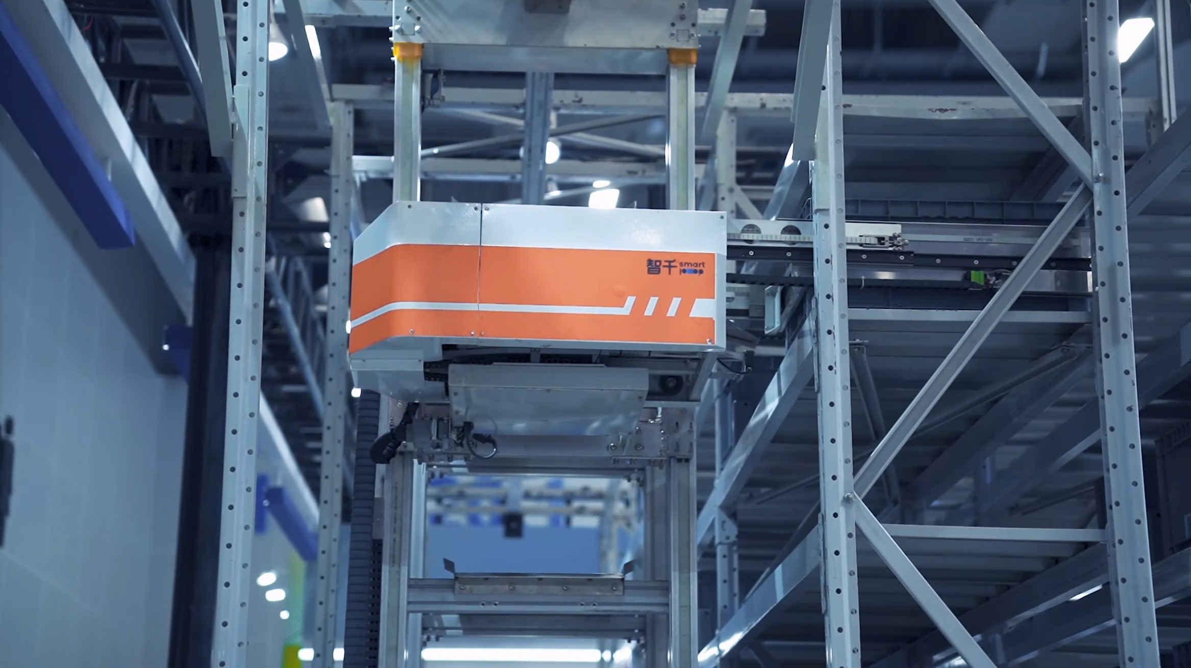 E-commerce Fulfillment Center Advanced Tote Shuttle AMR Robot Double Extension Automated Handling System
