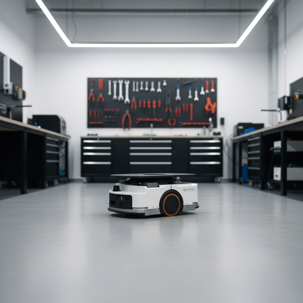 Heavy Duty 1000KG Automatic Handling Robot AGV for Goods-to-Person Picking in E-commerce Logistics