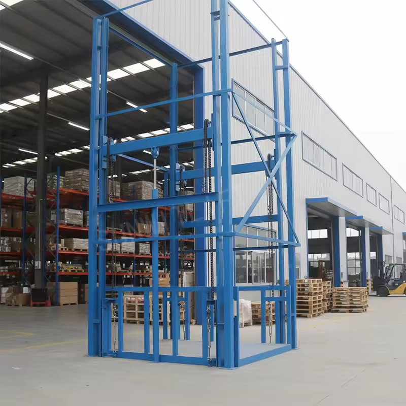 Hydraulic Cargo Lift 1 2 3 4 5 Ton Two Floor Three Floor Industrial Goods Lift Freight Elevator