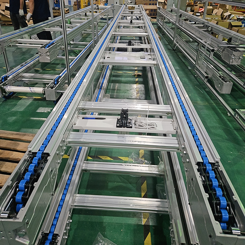 Double-speed chain conveyor system component view 2