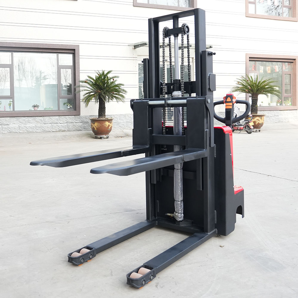 All Terrain 600kg Self Lifting Forklift Self Loading Stacker Auto Lift Pallet Forklift with Lifting Height Can Be Customized