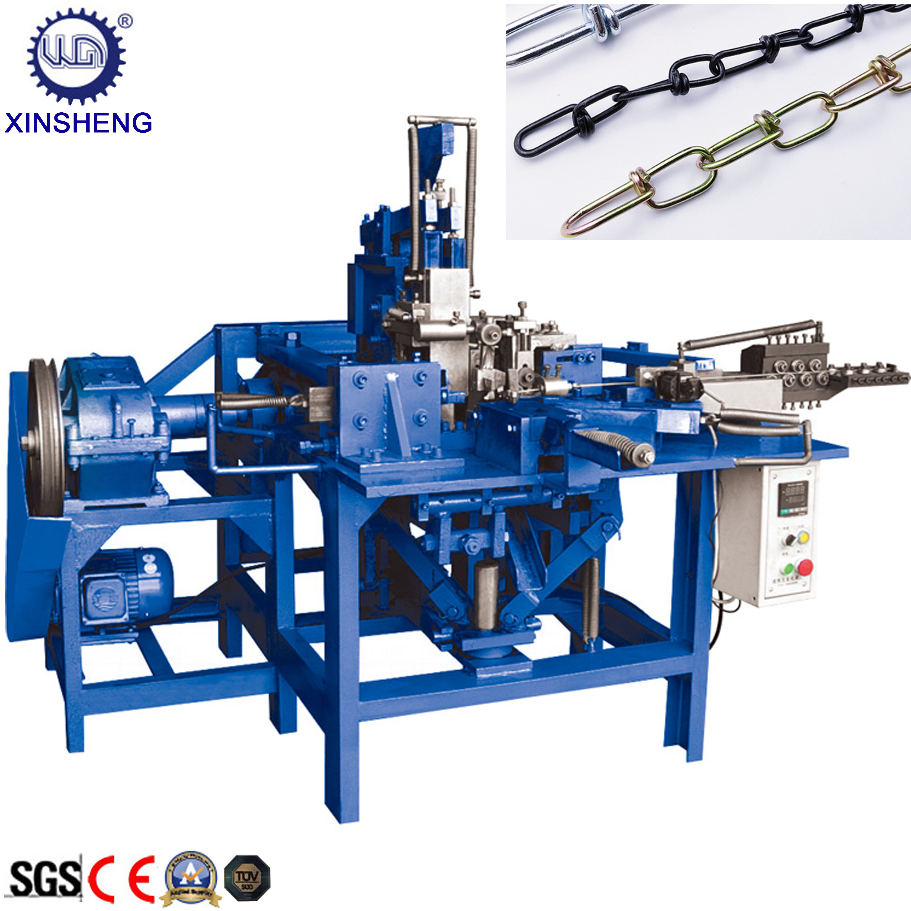 8 Shape Automatic Chain Making Machine