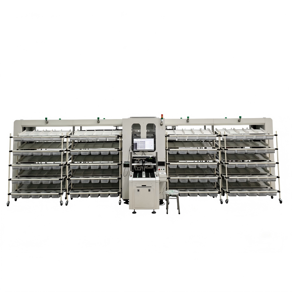 High Quality Custom Logistics Warehouse Automated AGV Robot 3D Put Wall Solution For E-commerce Order Fulfillment