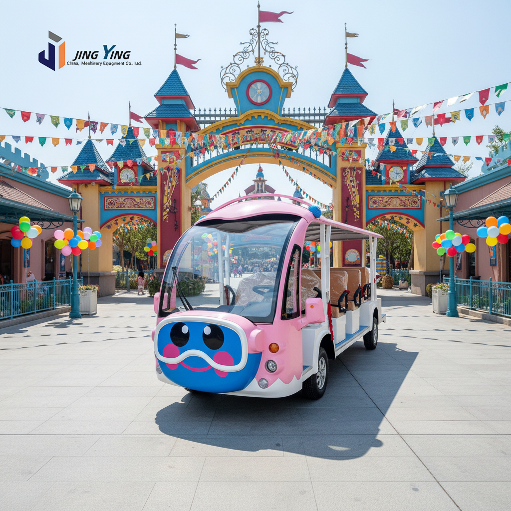 Factory Direct Sale Electric Cartoon Bus for Amusement Park and Scenic Area Transportation