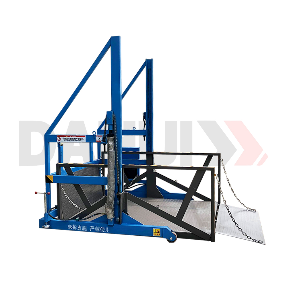 Hydraulic Mobile Loading Platform Lifting Equipment Container Dock Yard Ramp Truck Cargo Elevator