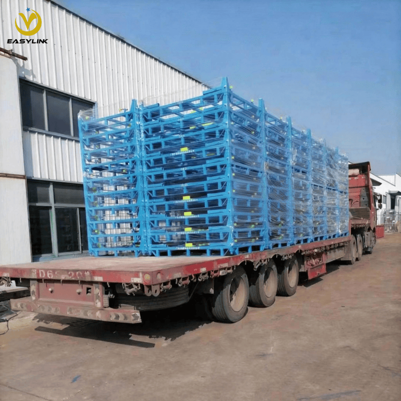 Yilian YL-503 5-Layer Powder Coated Steel Automated Storage Retrieval System (ASRS) New Energy Vehicles Car Battery Rack Storage