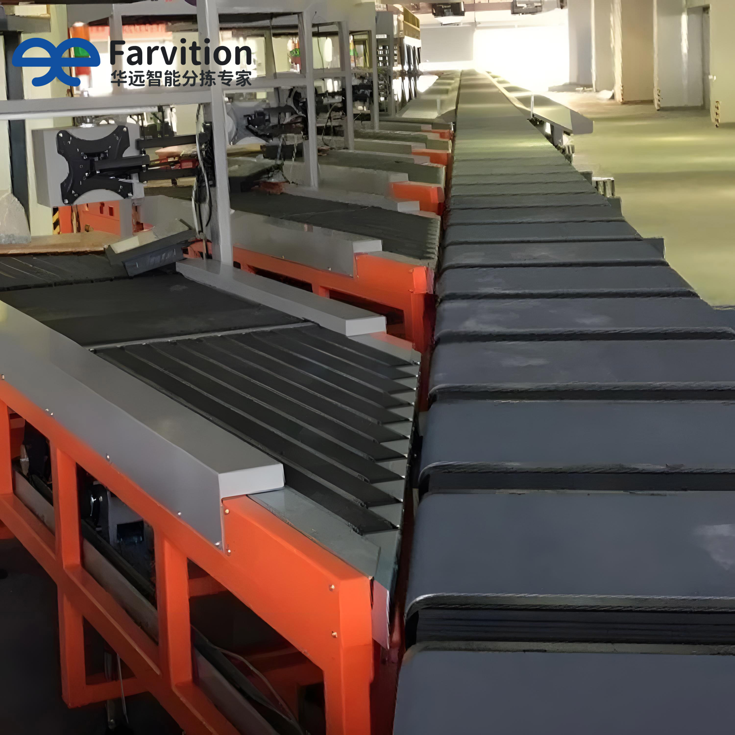 Automatic Narrow Cross Belt Sorter for Efficient Parcel Sorting Logistics Conveyors System
