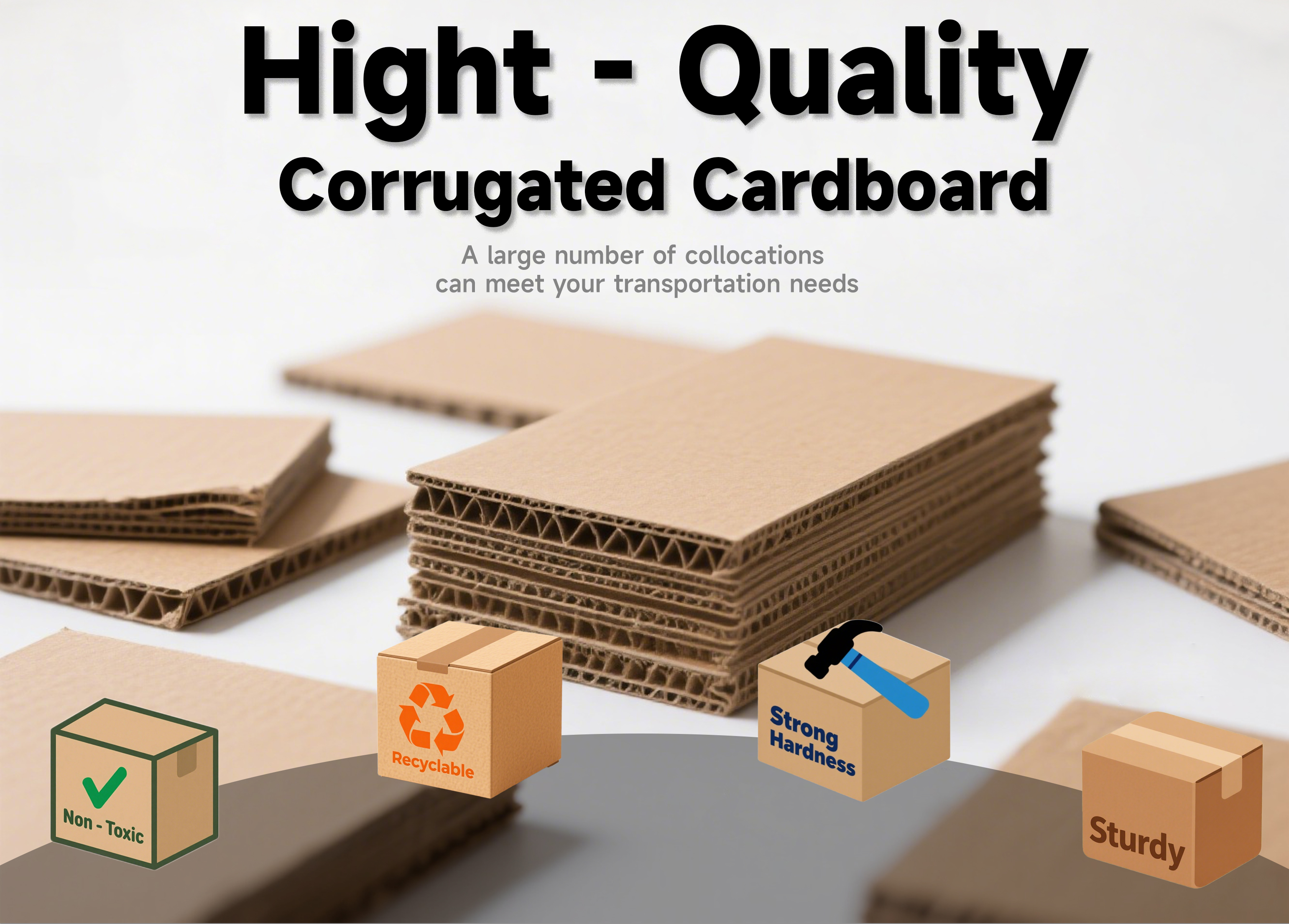 Cardboard Carton Box Corrugated Cartons Mailing Moving Shipping Boxes Recyclable Strong Cardboard Shipping Boxes