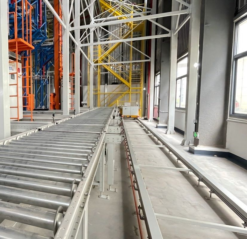 Heavy-Duty Roller Conveyor System for Efficient Rgv Operations