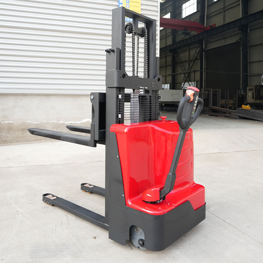 All Terrain 600kg Self Lifting Forklift Self Loading Stacker Auto Lift Pallet Forklift with Lifting Height Can Be Customized