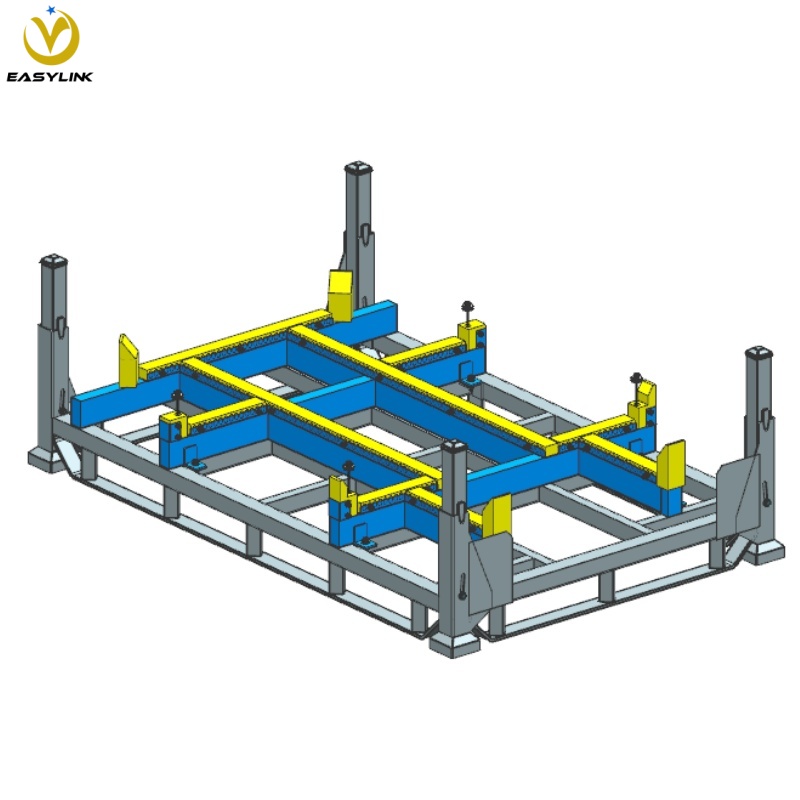 Yilian YL-503 5-Layer Powder Coated Steel Automated Storage Retrieval System (ASRS) New Energy Vehicles Car Battery Rack Storage
