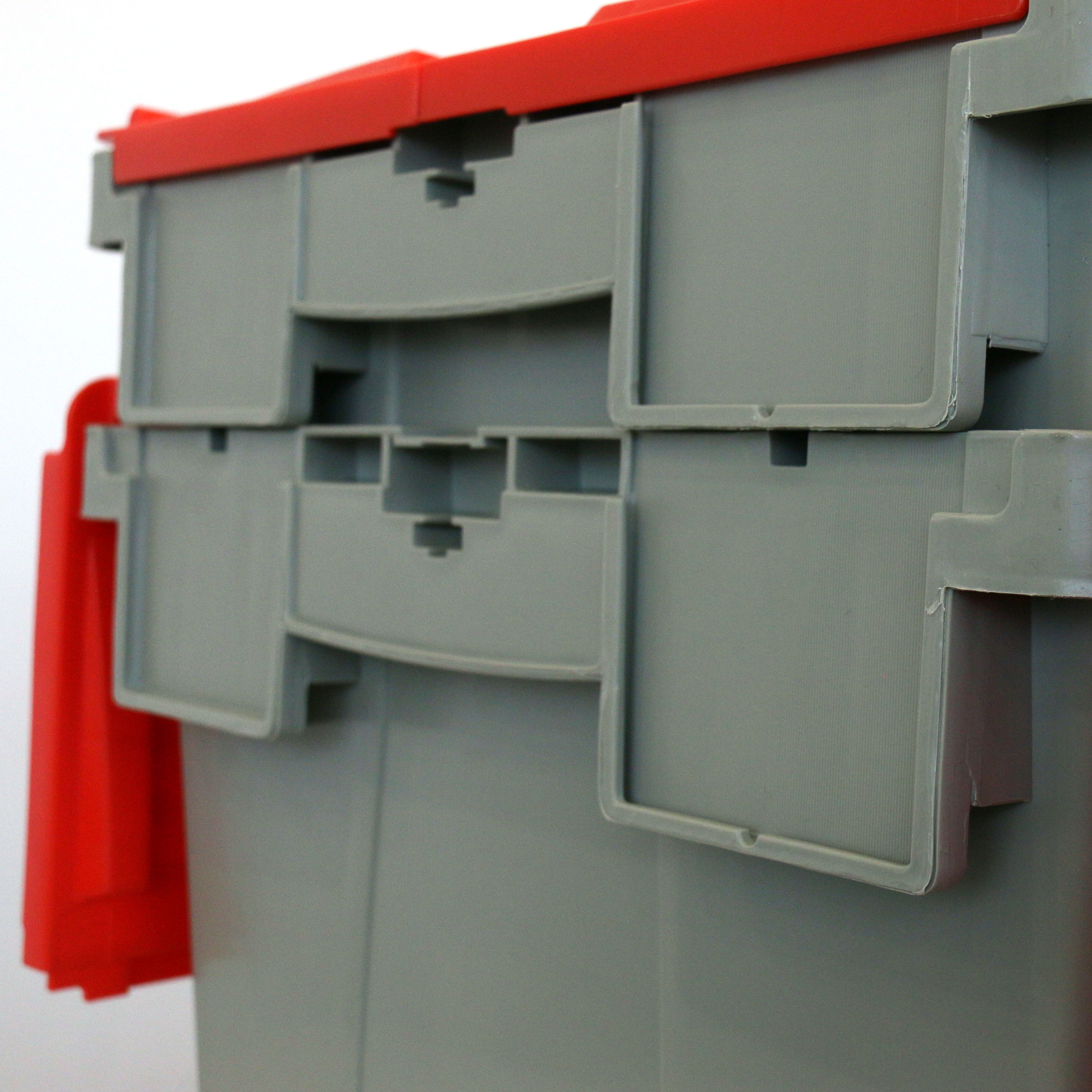Hot Selling Large Heavy Duty Industry Tote Box Storage Containers Stackable Plastic Crate Logistic Distribution Moving