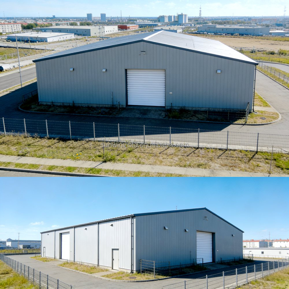 Steel Structure Factory With Ventilation System For Production Workshop Logistics Warehouse And Ventilated Distribution Center