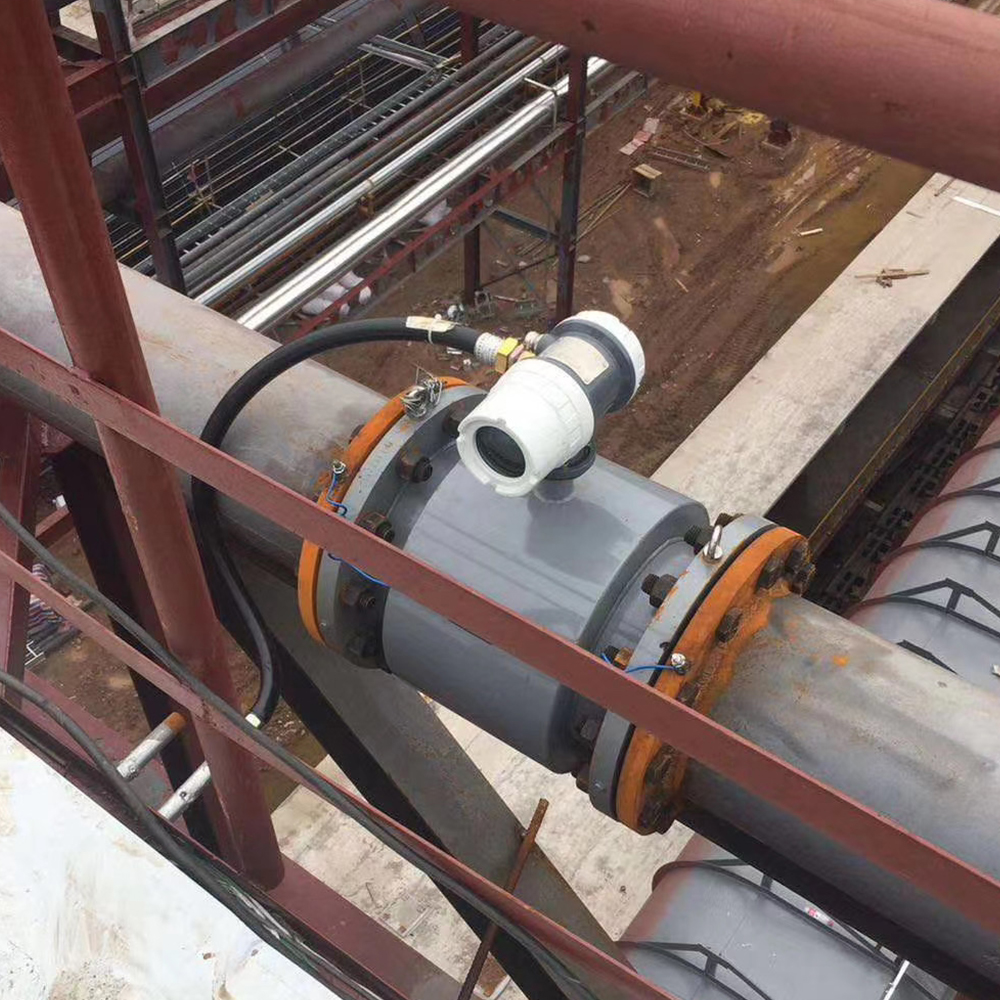 Integrated Magnetic Flowmeter Caudalimetro DN100 2inch 4-20mA RS485 Digital Liquid Water Electromagnetic Flow Meter