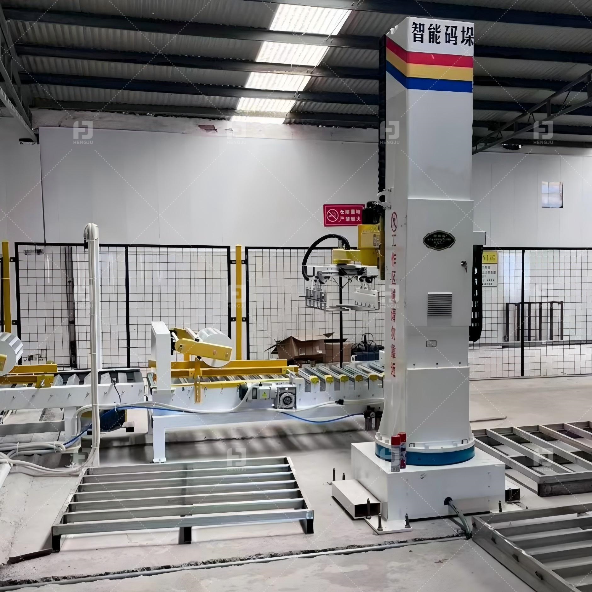 Servo Driven Rotary Arm Palletizing System for Warehouse Logistics and Packaging Facilities 400bags/h