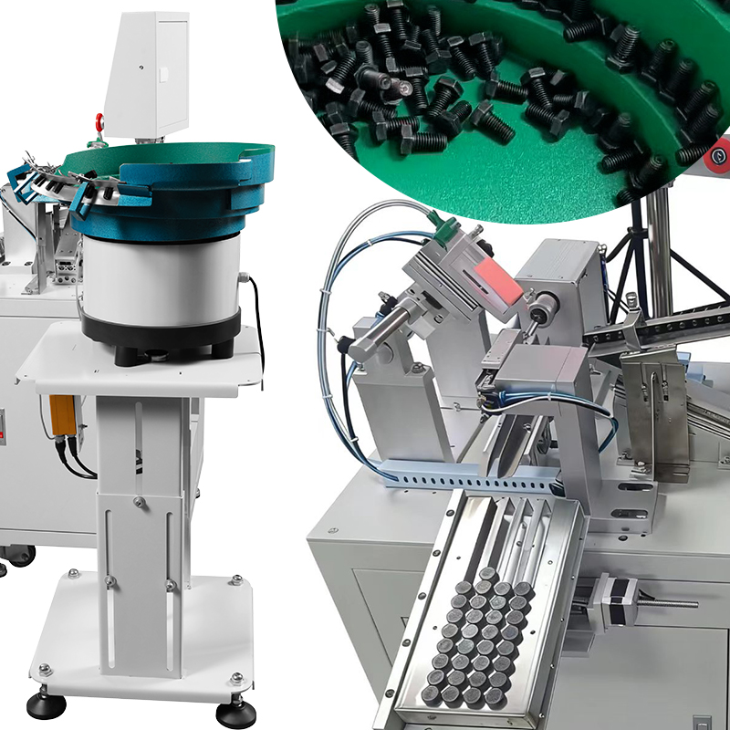 With Vibratory Bowl Feeder Bolts Nuts Adhesive Thread Coating Fully Automatic Loading/Unloading Threaded Dispensing Machine 2kW