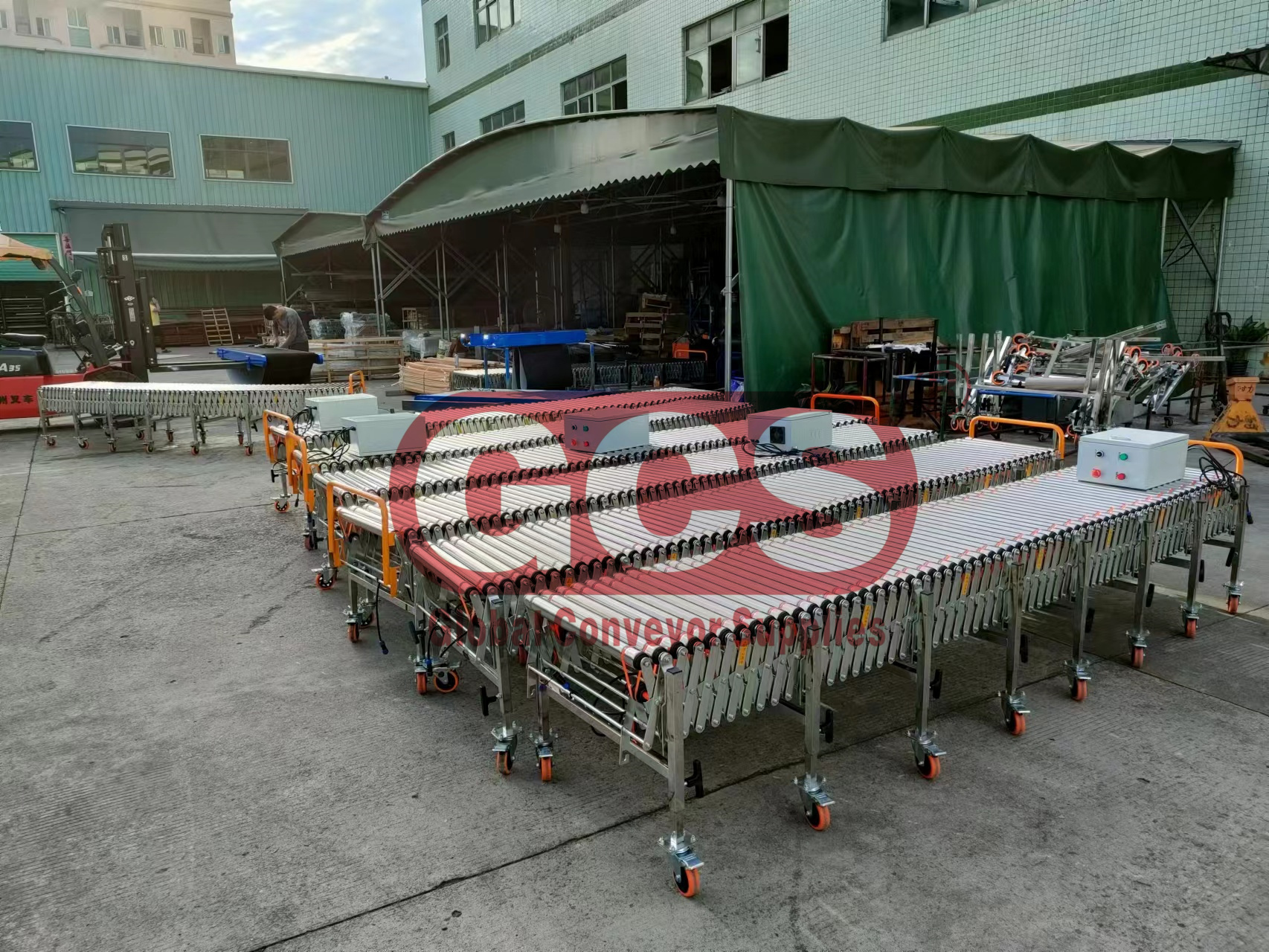 Expandable Roller Conveyor Details 2
