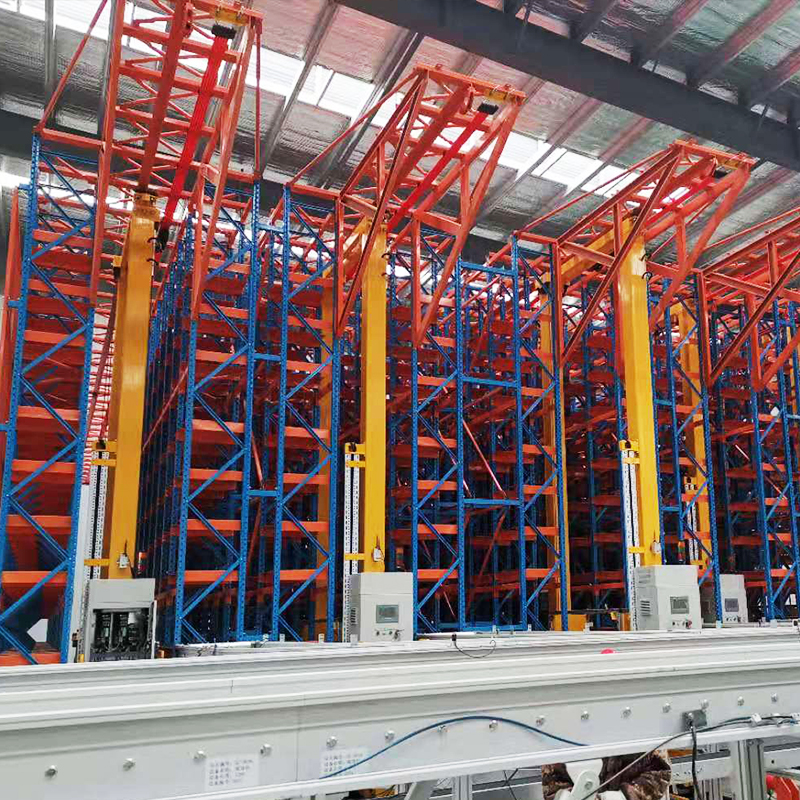 Fully Automated Warehouse Shelving Robot Stacker Crane Load Pallet Automation Multi Storage Rack Retrieval Picking System Asrs