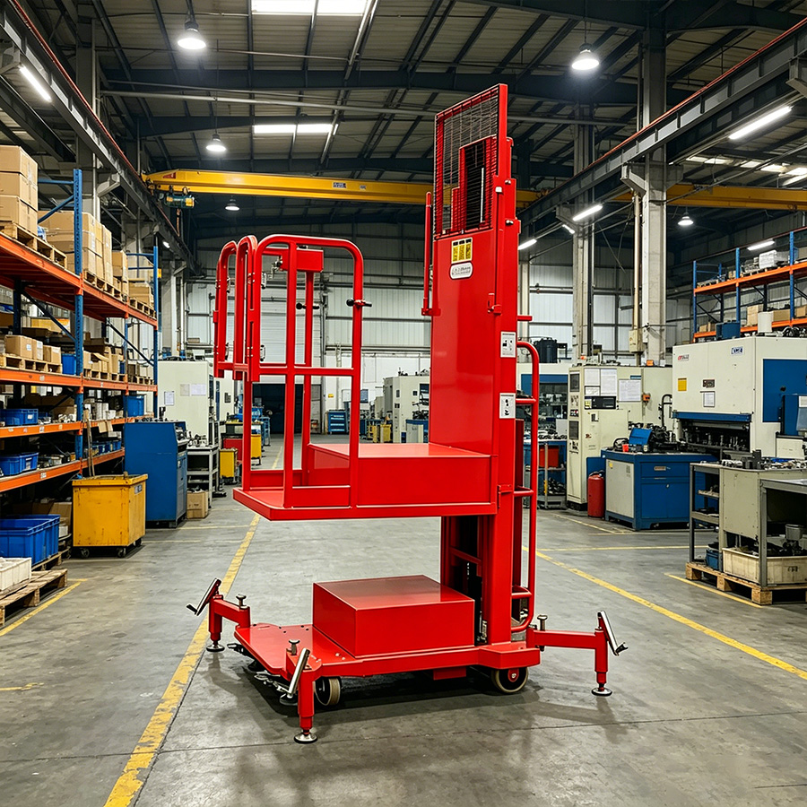 Automated Hydraulic Stepless Transmission Aerial Electric Order Picker for Goods Picking