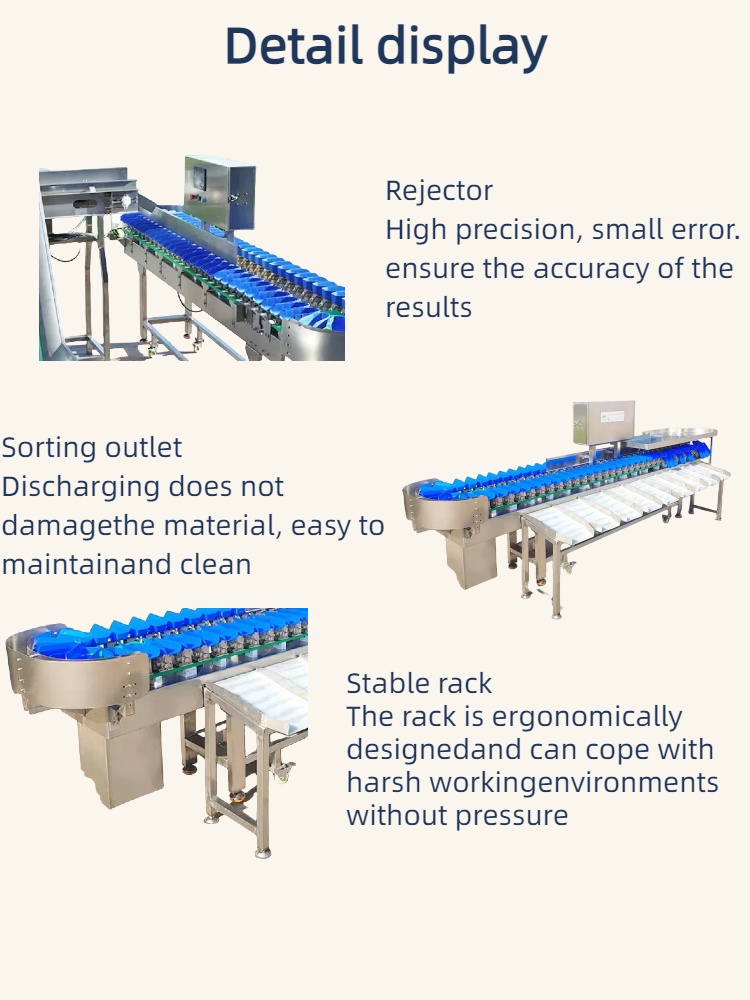 Weighing and grading machine details 1
