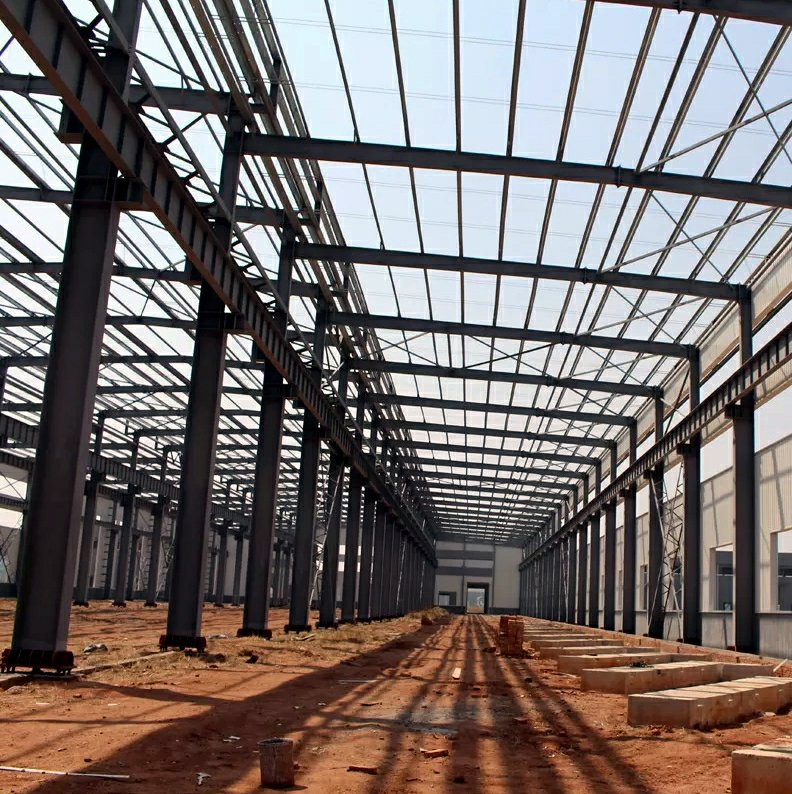 Automated Steel Structures Buildings Warehouse for Robotics Integration