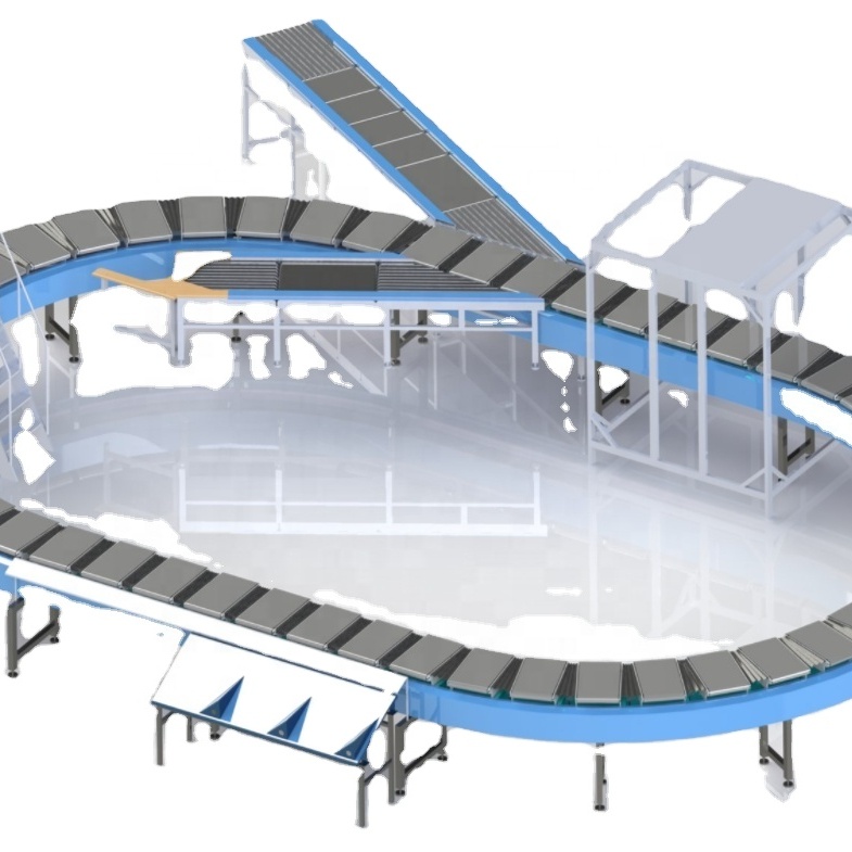 Widely Used Cycling Economical Sorting Machine Sorting System For Express/ Logistics/ Mail/ E-commerce Parcel Sorting With DWS