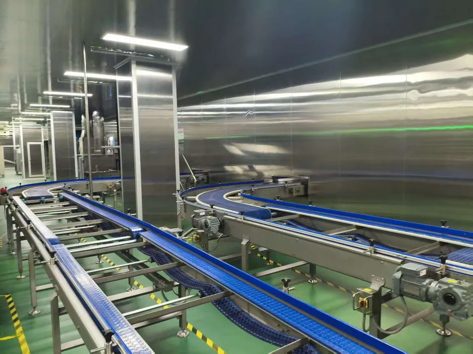 Horizontal Belt Conveyor Production Line with Vibrating Feeder for Uniform Distribution on Belt