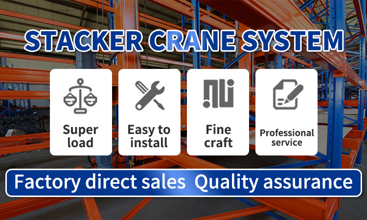 Automated Warehouse Shelving Robot Stacker Crane