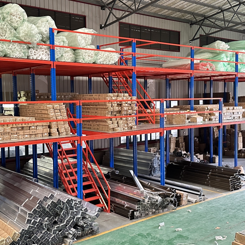 Logistics Center Special Mezzanine Rack Q235 Steel Warehouse Vertical Space Saving System
