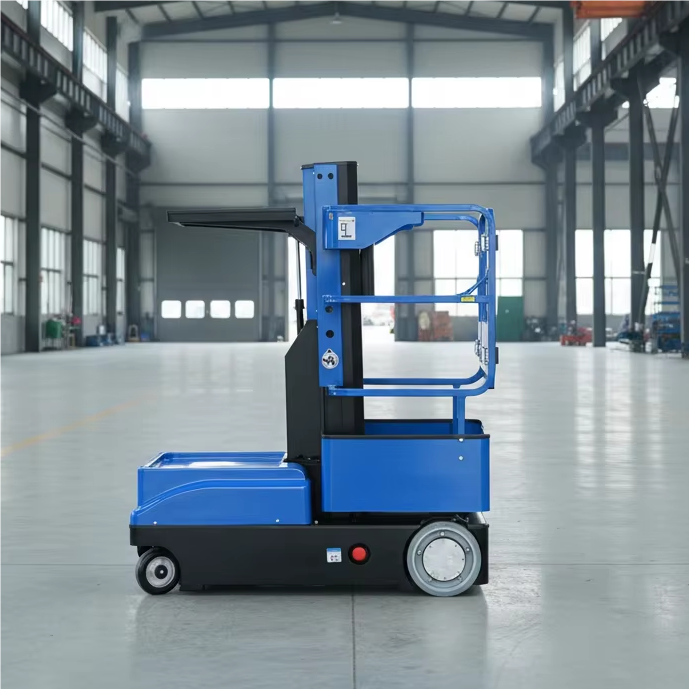 HELI Portable Electric Order Picker Trolley With Wheels Warehouse Logistics Order Picking Cart Aerial Work Platform